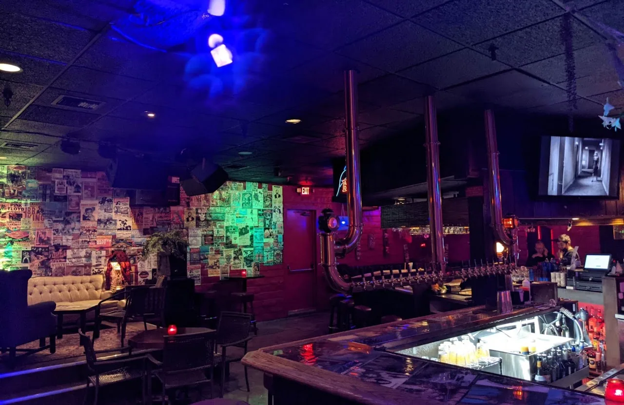 Punk rock tiki bar interior at Red Dwarf in Las Vegas