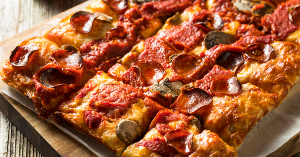Best Detroit Style Pizza Las Vegas diners can enjoy at Red Dwarf